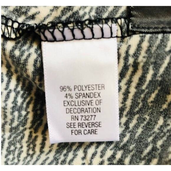 Dana Buchman Black Cream Midi Dress XL - Picture 3 of 4